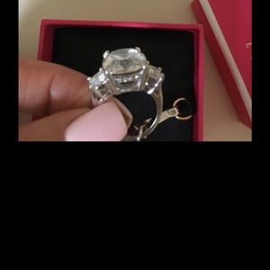 Juicy couture diamond ring charm